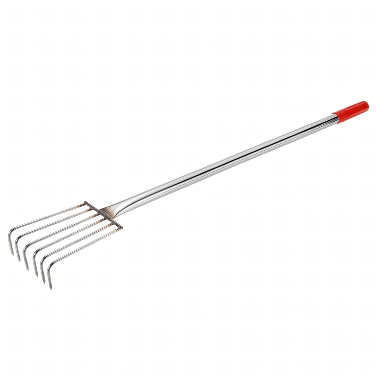 Grabki Ogrodowe Ogrodnicze Metalowe Pazurki do Grabienia Spulchniania 6 Zębne 106 cm (3)