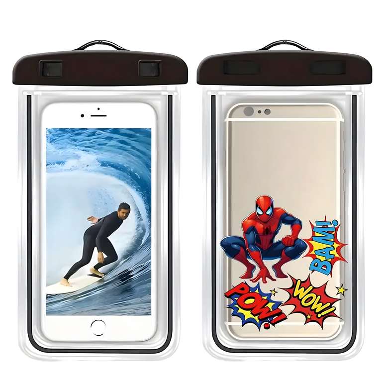 Etui Wodoodporne na Telefon Pieniądze Uniwersalne na Plaże Kajak Sup Ponton (3)