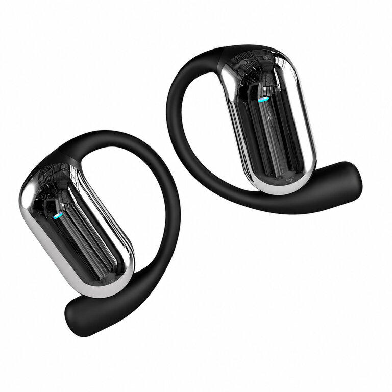 Słuchawki Bezprzewodowe Douszne Bluetooth Etui Powerbank Tłumacz AI Czarne (8)