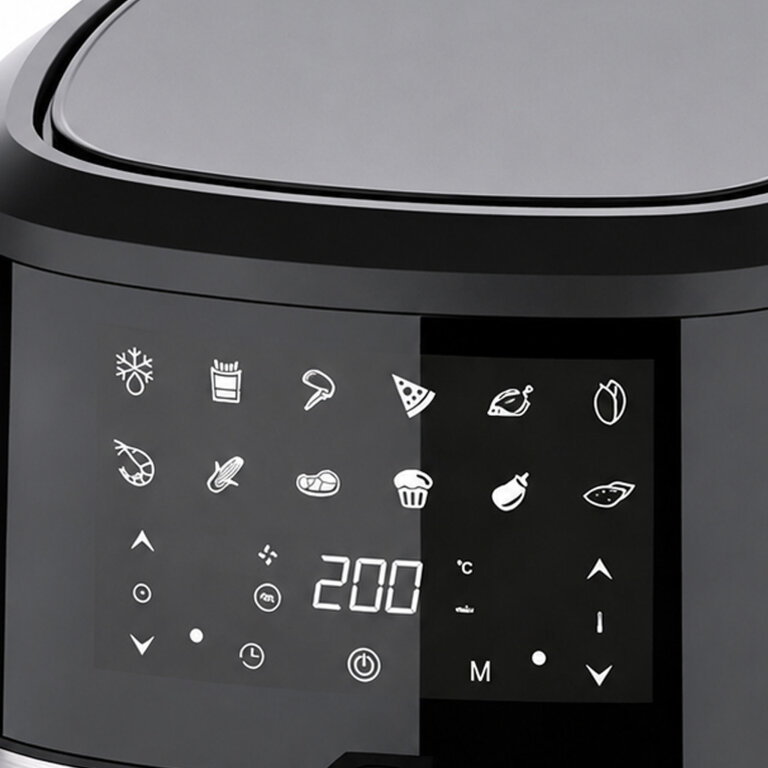 30x Frytkownica Beztłuszczowa Air Fryer 6L Frytownica 1500W 12 Programów Mocna (7)