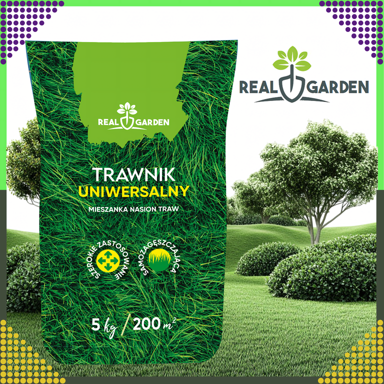 100x Trawa Uniwerslana Zagęszczająca Odporna Mieszanka Nasion Traw 5 kg 200 m² (7)
