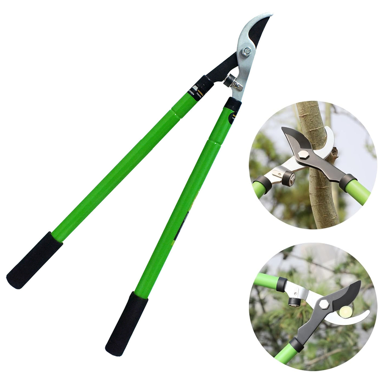 Sekator Ogrodowy Nożycowy Teleskopowy Dwuręczny Nożyce do Gałęźi 68 cm (9)