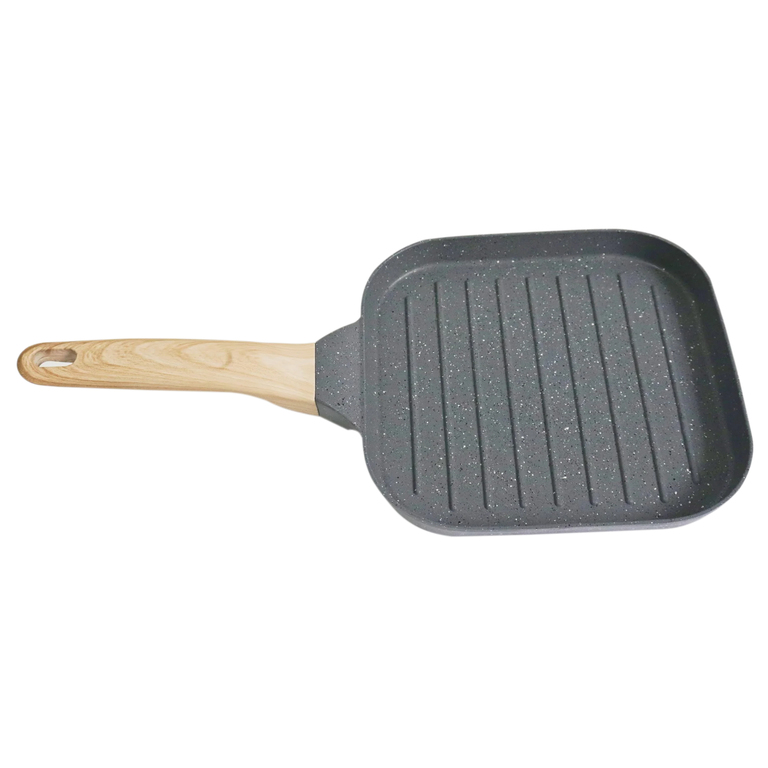 Patelnia Grillowa Turystyczna Biwakowa do Smażenia Grillowania Indukcja Gaz (2)