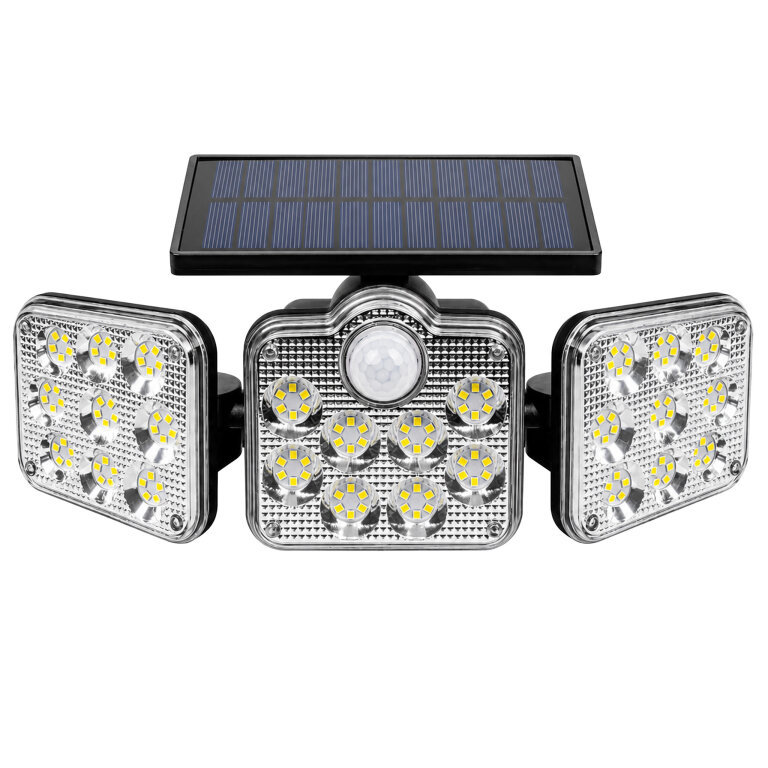 Lampa Solarna Ogrodowa 138 Led Zewnętrzna z Czujnikiem Ruchu Zmierzchu Pilot (4)