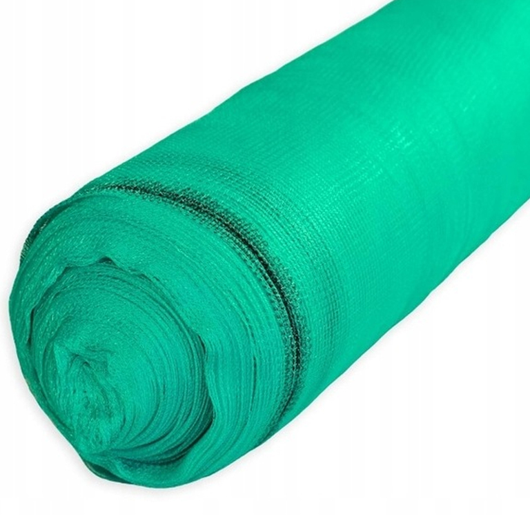 Siatka Ochronna Osłonowa na Rusztowania Rusztowaniowa Zielona 2,57x10m 60g (3)