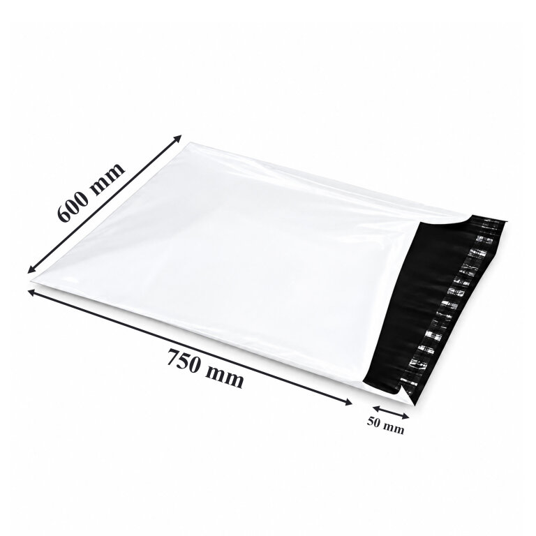 10x Foliopaki Kurierskie Koperty Białe 600x800mm 50 szt Foliopak Kurierski (11)