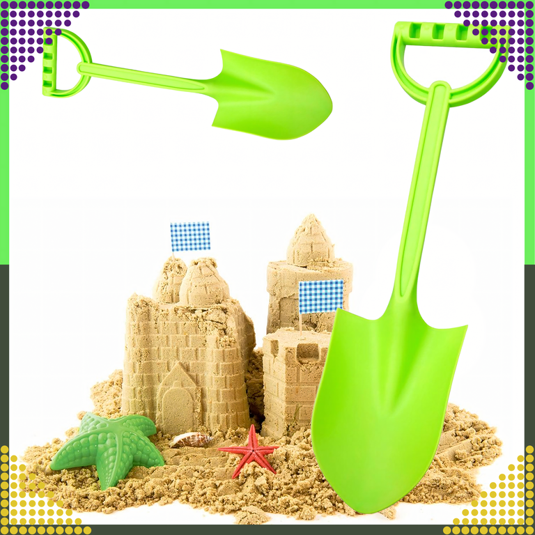 Łopatka Łopata Szpadel do Piasku na Plażę Piaskownice Mocna duża 51 cm (2)