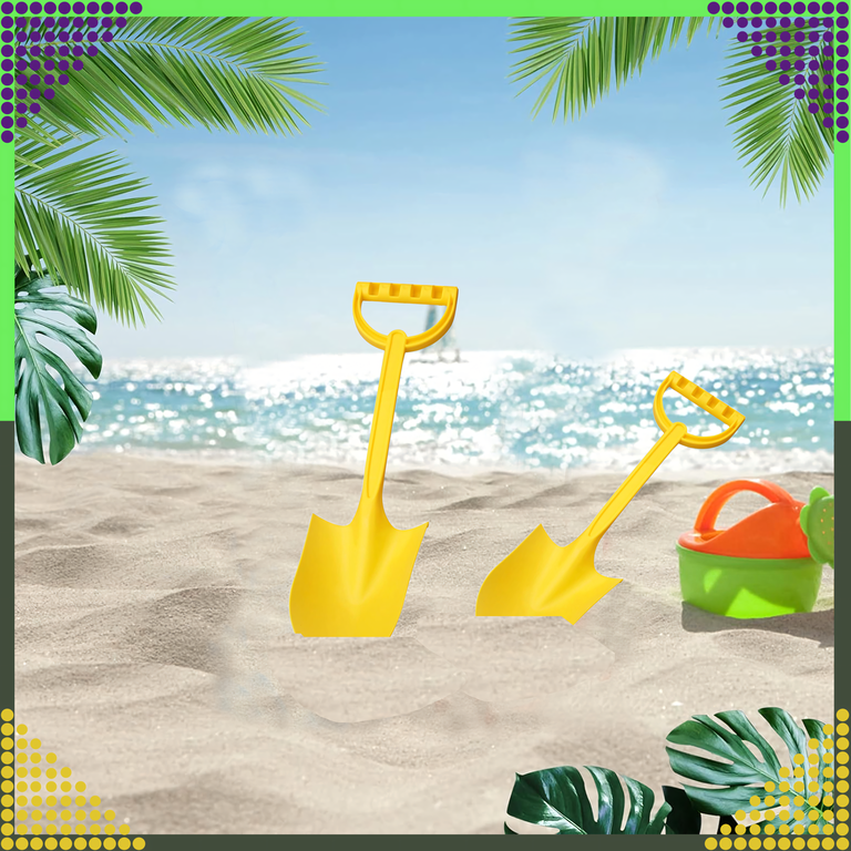 Łopatka Łopata Szpadel do Piasku na Plażę Piaskownice Mocna duża 51 cm  (7)