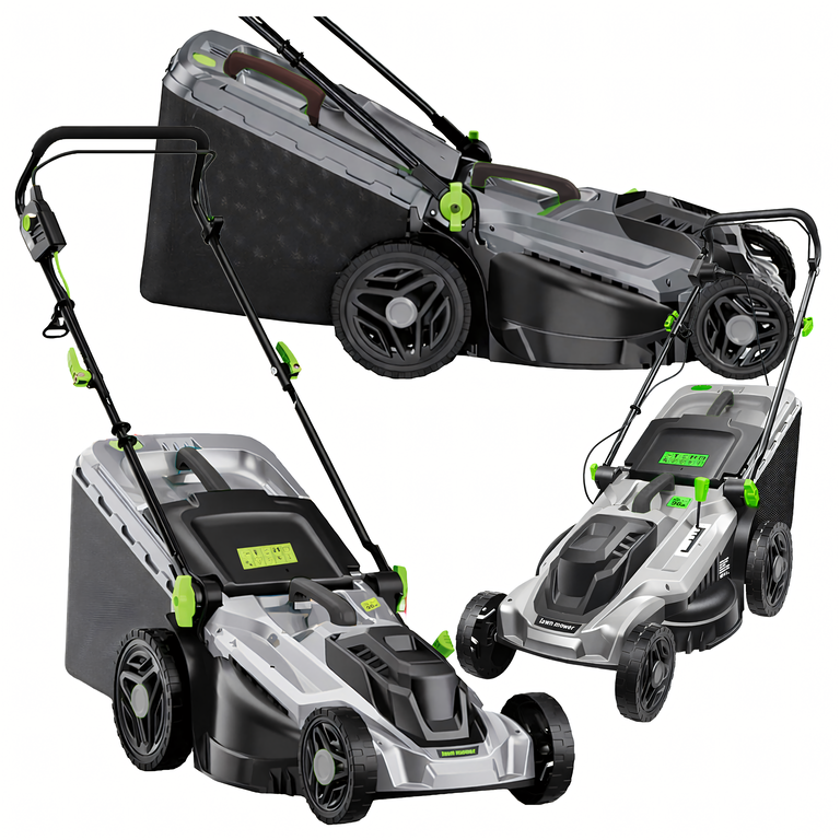 Kosiarka Elektryczna Lekka Mocna do Koszenia Trawy Duży Kosz 50L 2400W 43cm (1)