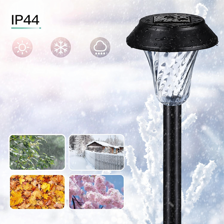 Zestaw Lamp Lampy Ogrodowe Solarne Wbijane Wodoodporne 41cm Zewnętrzne 6szt. (8)