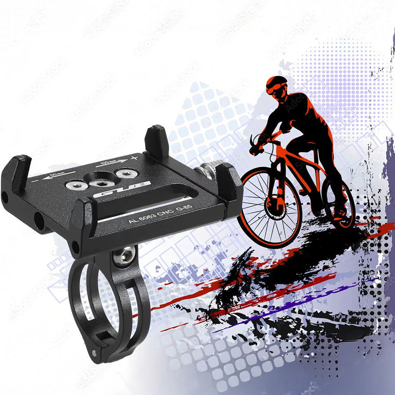 Uchwyt Rowerowy na Kierownicę do Telefonu na Rower Motocykl Mocny Solidny (11)