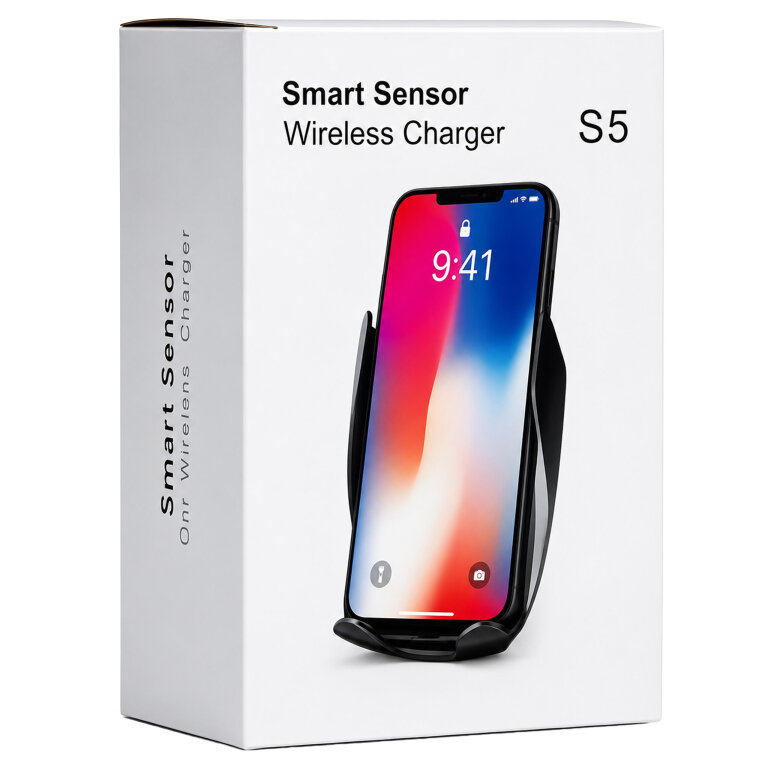 Uchwyt Na Telefon Grawitacyjny Ładowarka Indukcyjna Do Kratki Nawiewu 10W (7)