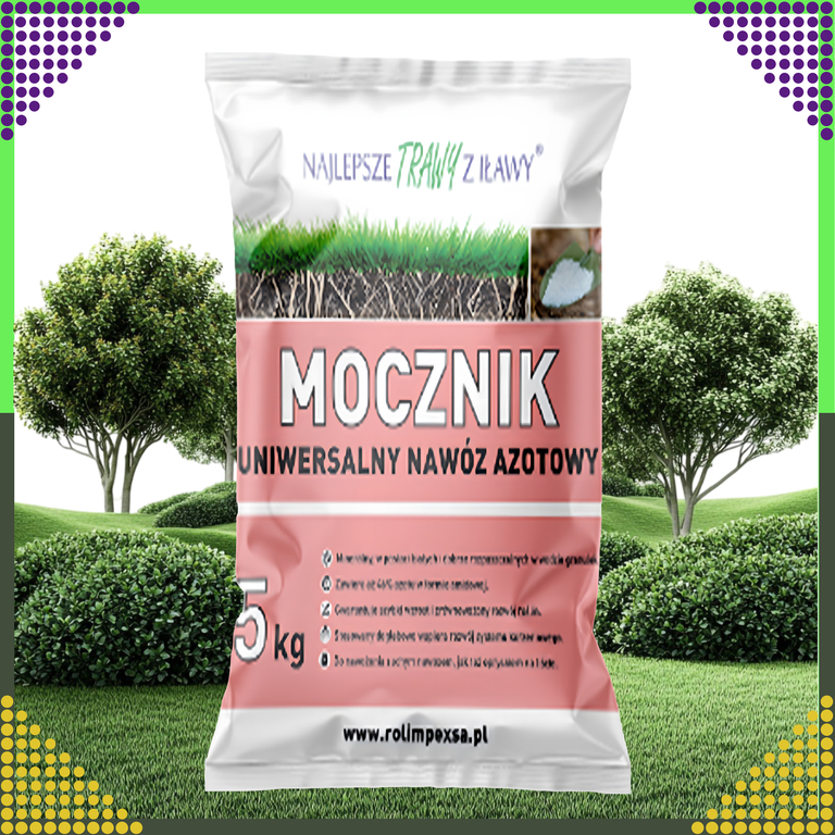 Premium Mocznik Nawóz Ekologiczny 5kg Uniwersalny Azotowy do Ogrodu Trawy  (2)
