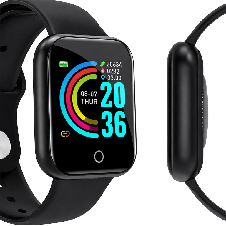 Smartwatch Opaska Sportowa Zegarek Damski Męski Puls Bluetooth Sms Sen  (2)