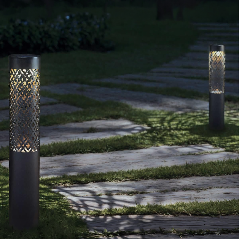 88x Lampa Ogrodowa Solarna Wbijana Słupek 71cm Dekoracyjna Pochodnia Latarnia 2szt. (9)