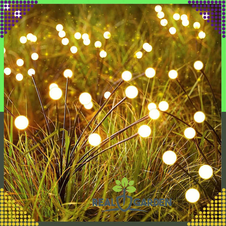 Lampa Solarna 2 Sztuki Wbijana Ogrodowa 6 Led Czujnik Zmierzchu Firefly (11)