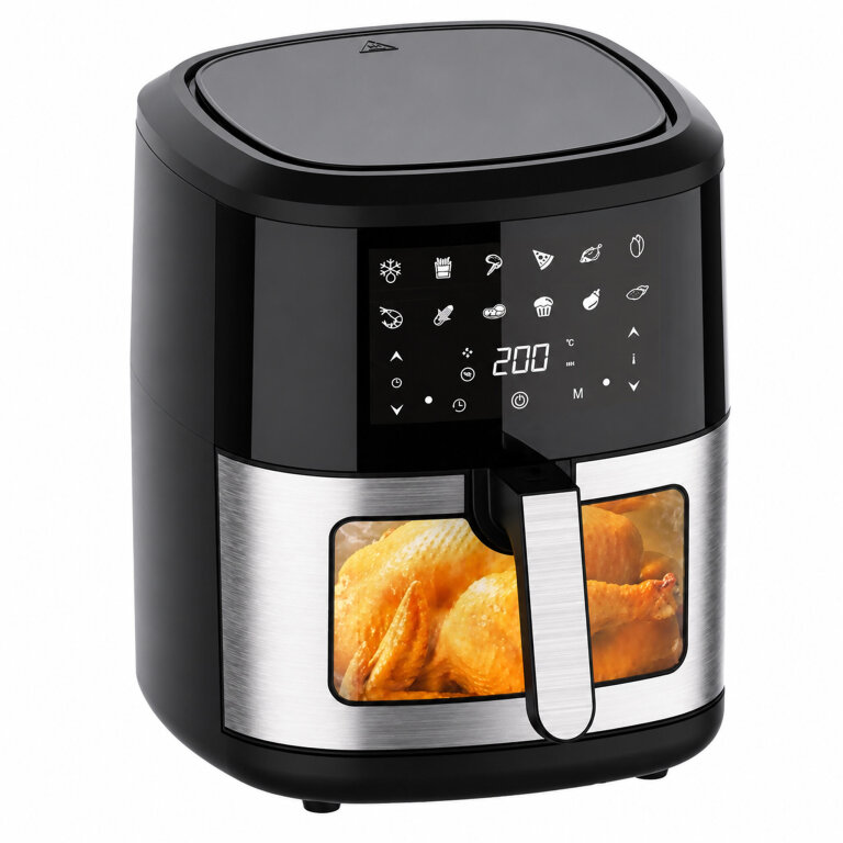 30x Frytkownica Beztłuszczowa Air Fryer 6L Frytownica 1500W 12 Programów Mocna (4)