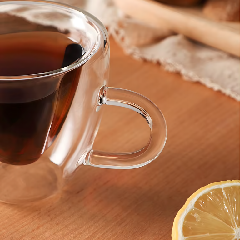 Kubek Miłosny Szklanka w Kształcie Serca Podwójna Ściana Żaroodporny 250 ml (14)