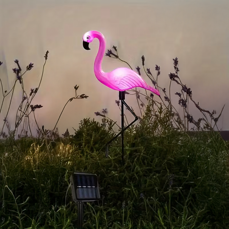 Lampa Lampka Solarna Ogrodowa Ozdobna Ozdoba Flaming Led Dekoracja 53 cm  (12)