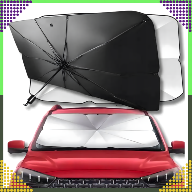Roleta Parasol Osłona UV do Samochodu Przeciwsłoneczna na Szybę Auta Duża 65x125 (13)