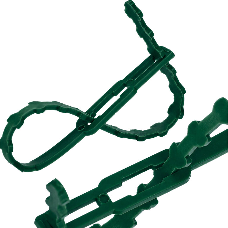 Opaski Ogrodowe 100szt Zaciskowe do Spinania Roślin Kwiatów Regulowane 23cm (5)