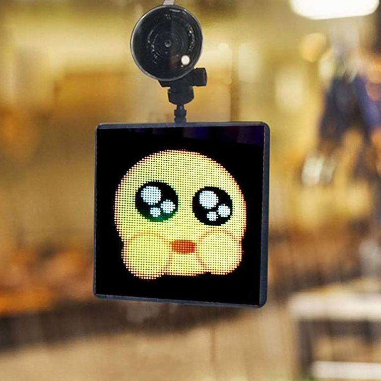 Inteligentny Ekran Led na Tylną Szybę Szamochodu Wyświetlacz Animacji  (15)