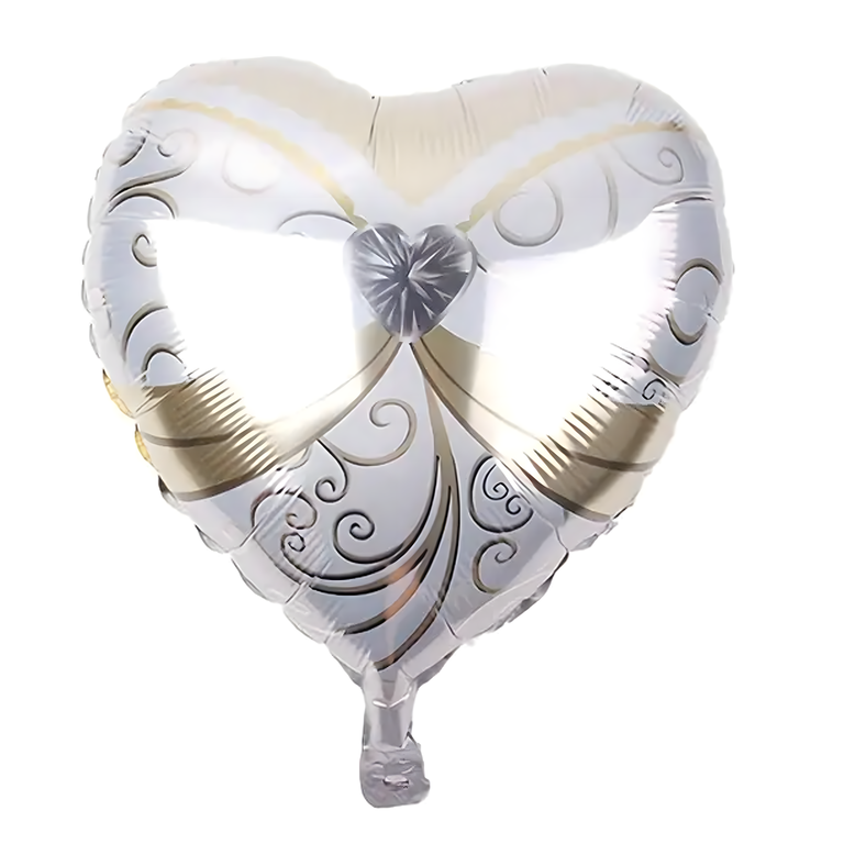 Balony Weselne Garnitur Suknia Ślubna Ślub na Wesele 5 szt (3)