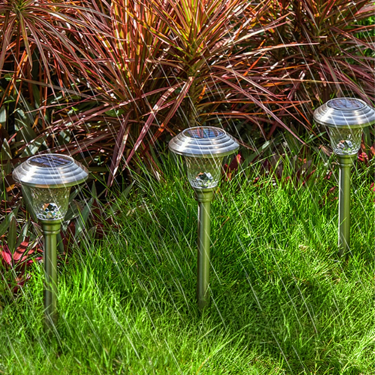 Zestaw Lamp Lampa Ogrodoa Solarna Wbijana Wodoodporne 42cm Zewnętrzna 6szt. (7)