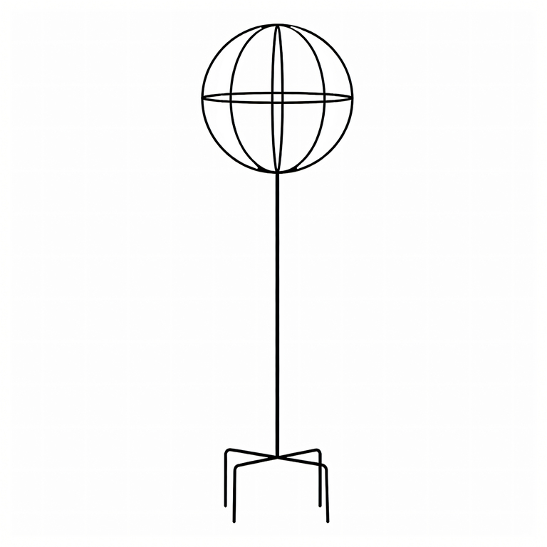 Pergola Ogrodowa Tarasowa Metalowa Podpora do Pnączy Róż Kwiatów 50x10cm Czarna (2)