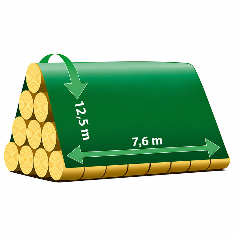 17 x Fliz Ochronny Włóknina do Okrywania Stogów Słomy Siana 7,6x12,5m Mocny 120g (6)