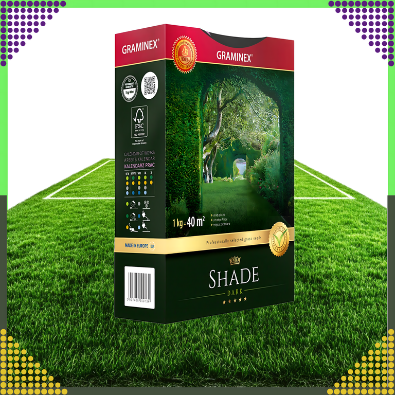 Premium Trawa Nasiona Mieszanka SHADE 1kg 40m Zaciemnione Miejsca do Cienia (2)