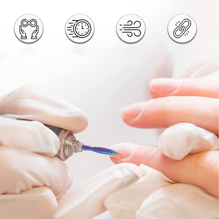 ZESTAW FREZÓW FREZY DO PAZNOKCI SKÓREK DIAMENTOWE CERAMICZNE 10 SZT PUDEŁKO (12)