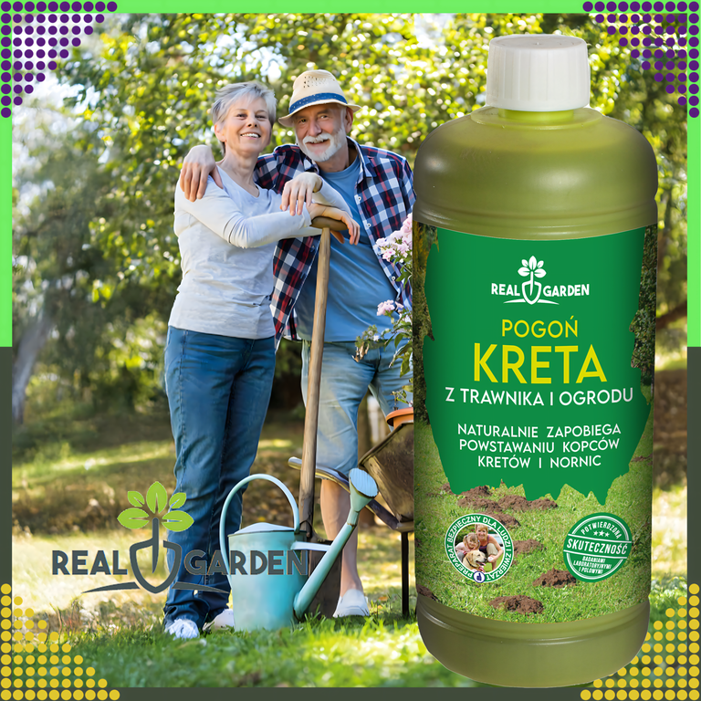 648szt. x 1l Środek Preparat Odstraszacz Na Krety Nornice Gryzonie Bariera 1L Ekologiczny (10)