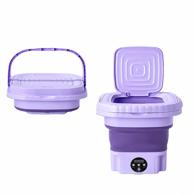 144 x Mini Pralka Przenośna Składana Automatyczna Turystyczna Podróżna 8L Kemping (3)