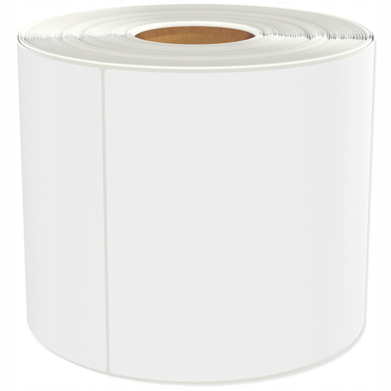 Karton 24 Rolek Etykiety Termiczne Samoprzylepne Białe 100x150 500 szt Perforacja Rolka (3)