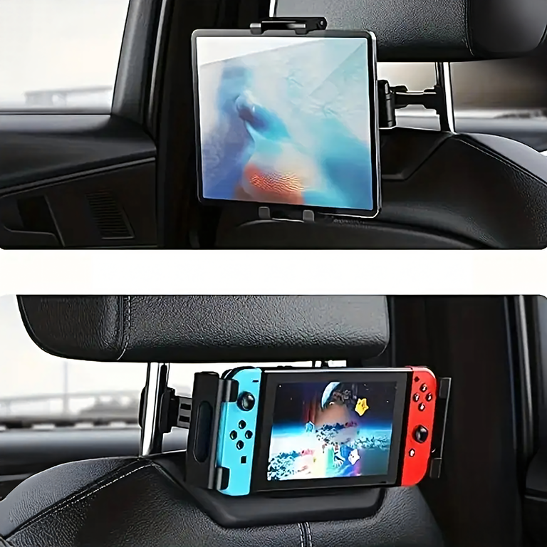 Uchwyt Samochodowy na Zagłówek 360° do Tabletu Telefonu na Telefon Tablet (12)