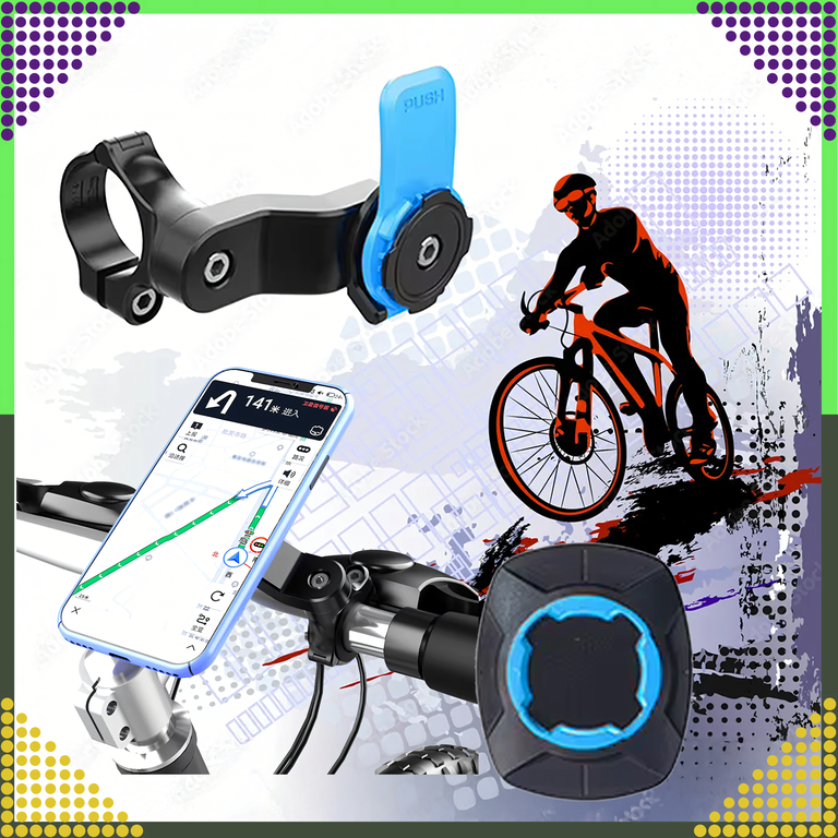 Uchwyt Rowerowy na Telefon Rower Motor do Nawigacji Uniwersalny Mtb (12)
