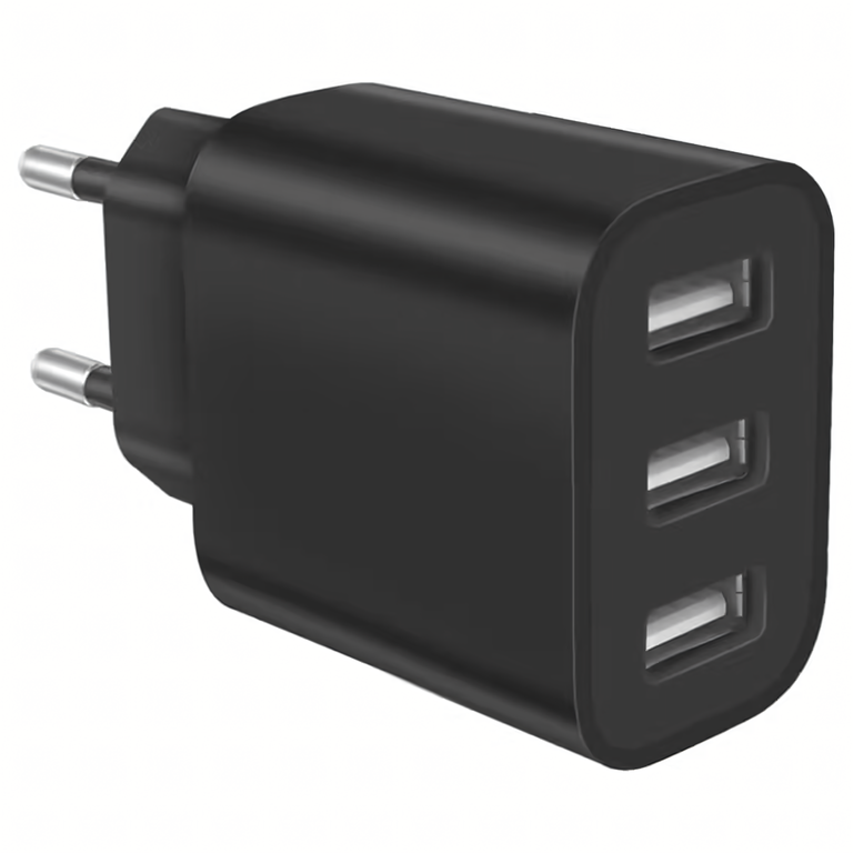 Mocna Kostka Ładowarka Sieciowa 3 x Usb Uniwerslana USB 3 Porty 5V 3.4A  (2)