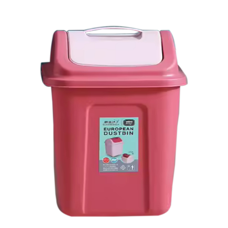 KOSZ POJEMNIK NA ŚMIECI DO SEGREGACJI ODPADÓW PLASTIKOWY WĄSKI  UCHYLNY  (5)