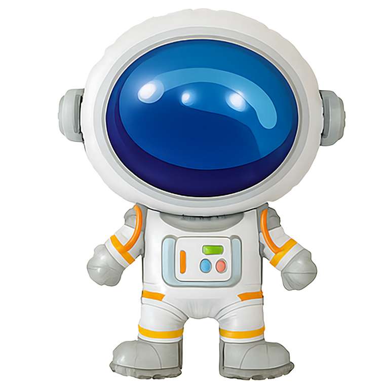 Zestaw Balonów Foliowych na Urodziny Kosmos Astronauta Gwiazdy 5 szt  (2)