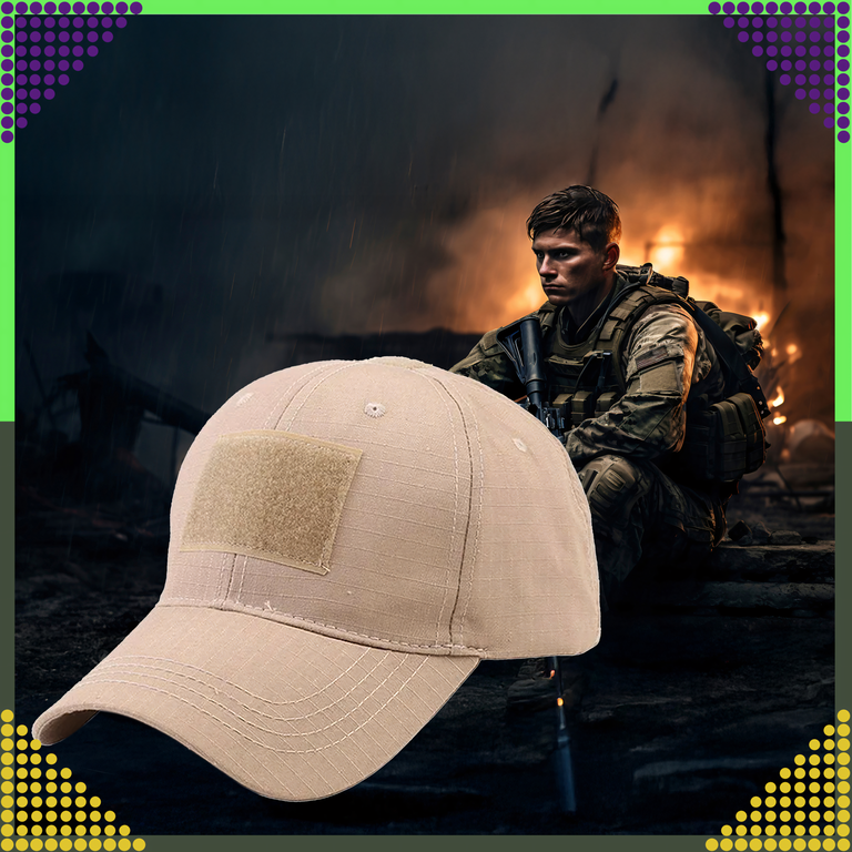 Wojskowa Czapka Baseballowa Taktyczna Kamuflaż Molle Militarna Wędkarska (12)