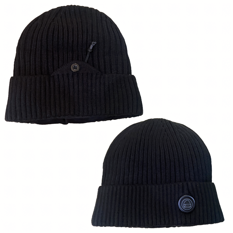 Czapka Grzewcza Beanie Ogrzewana Zimowa Ciepła Elektryczna + Powerbank (4)