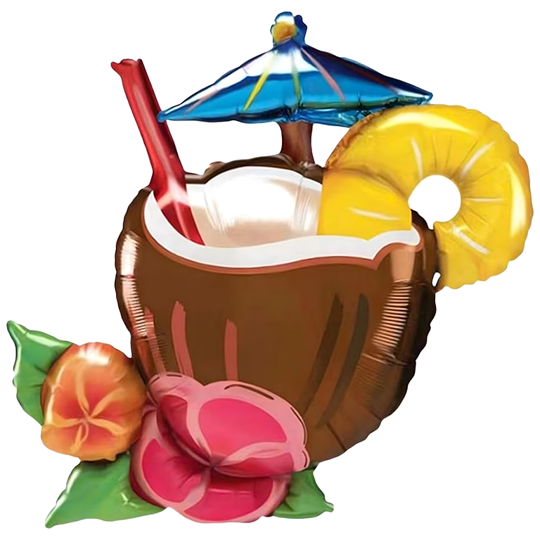 Zestaw Balonów Aloha Hawajskie na Urodziny Urodzinowe Przyjęcia 5 szt (2)