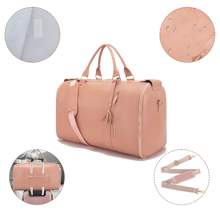 Składana Torba Podróżna Elegancka Biznesowa na Garnitur Sukienke 2w1 55L (4)