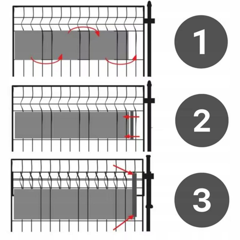 336 x Taśma Ogrodzeniowa 19cm x 35m Osłona Panelowa na Ogrodzenie Płot UV Stone (7)