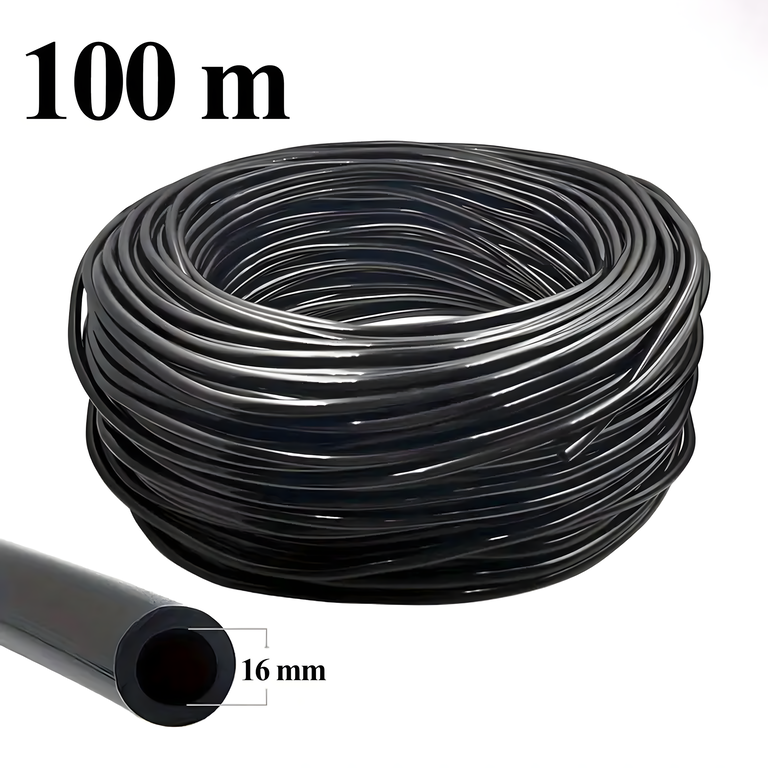 Linia Kroplująca 33cm Fi 16mm Nawodnienie Kropelkowe Wąż Kroplujący 100m (4)