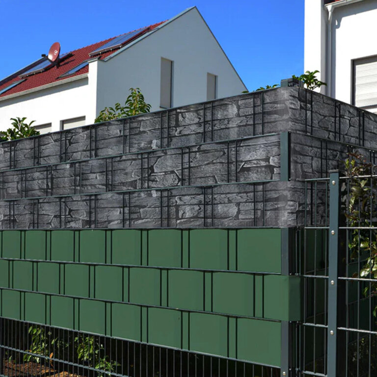336 x Taśma Ogrodzeniowa 19cm x 35m Osłona Panelowa na Ogrodzenie Płot UV Stone (11)