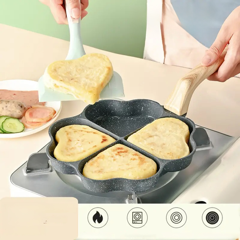Patelnia do Smażenia Jajek Racuchów Pancakes Placków Indukcja Serduszka (15)