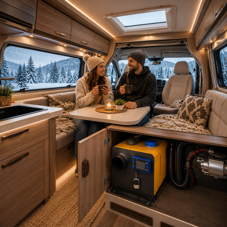 Nagrzewnica Spalinowa Dmuchawa Olejowa Ogrzewanie WEBASTO  8Kw 12/24V bluetooth (15)