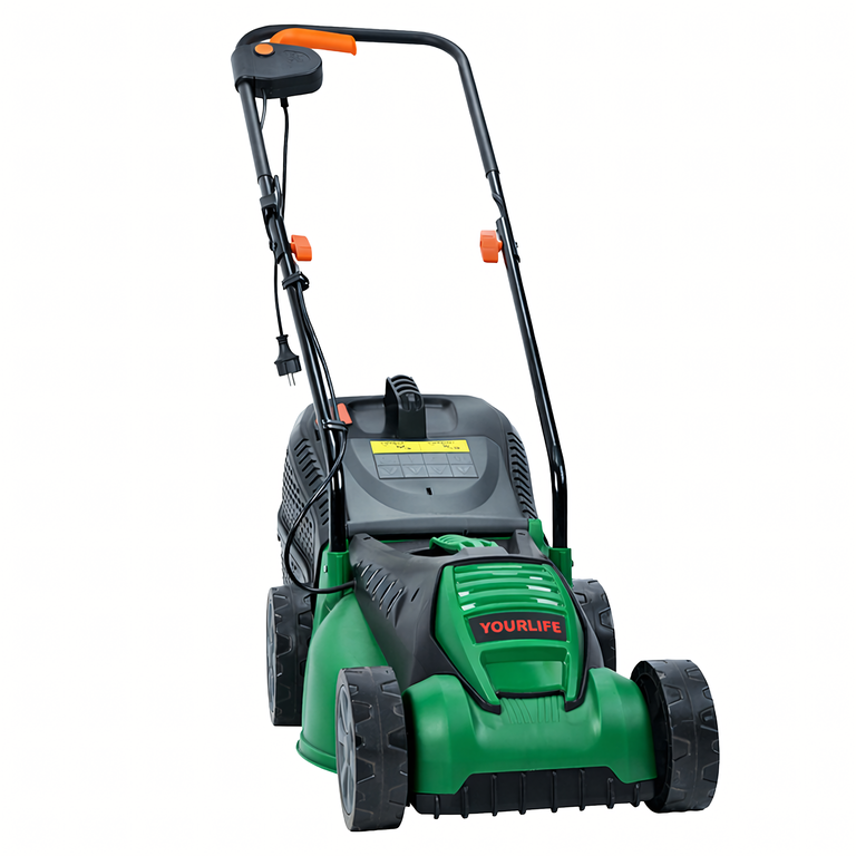 Kosiarka Elektryczna Lekka Mocna do Koszenia Trawy Duży Kosz 30L 1600W 32cm (4)